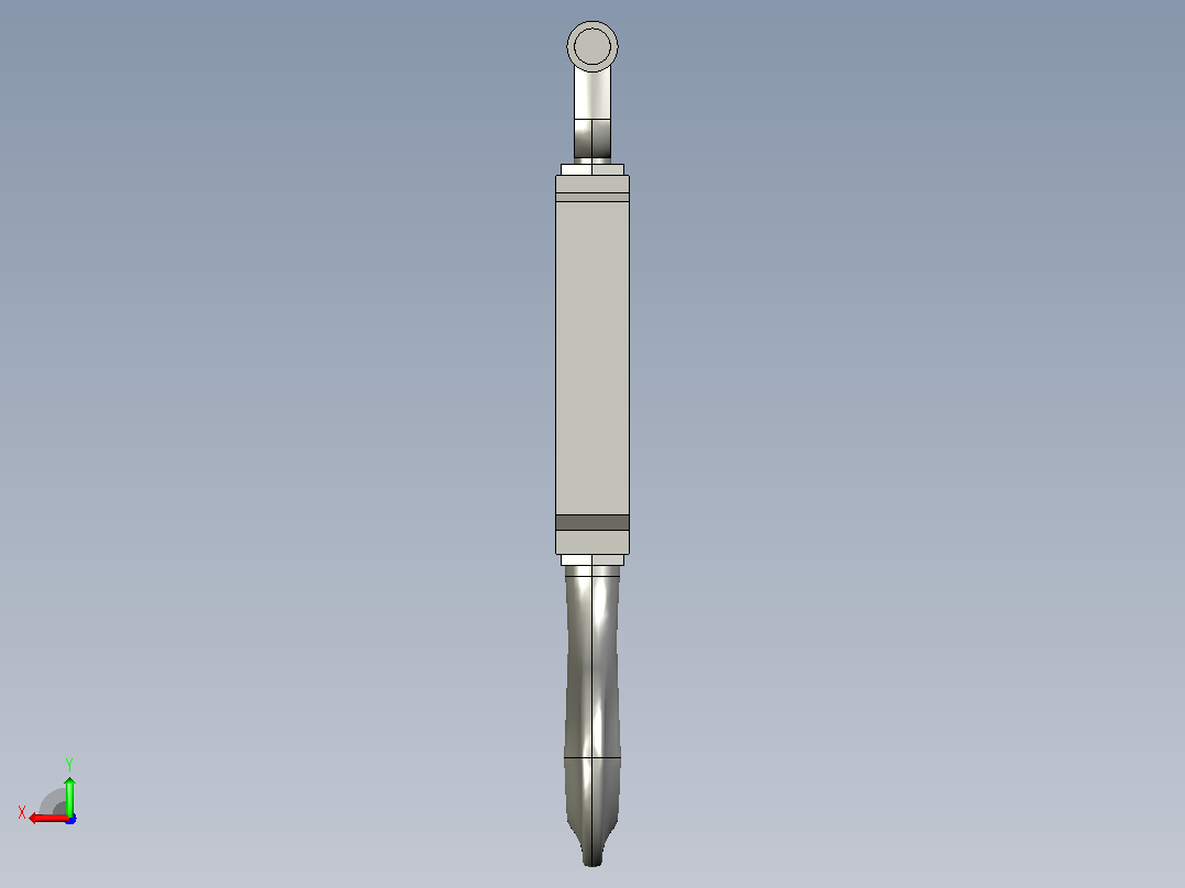 国标GB旋转式索具螺旋扣_CU型M14-285后视图