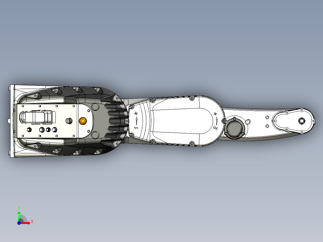 多自由度焊接机器人前视图