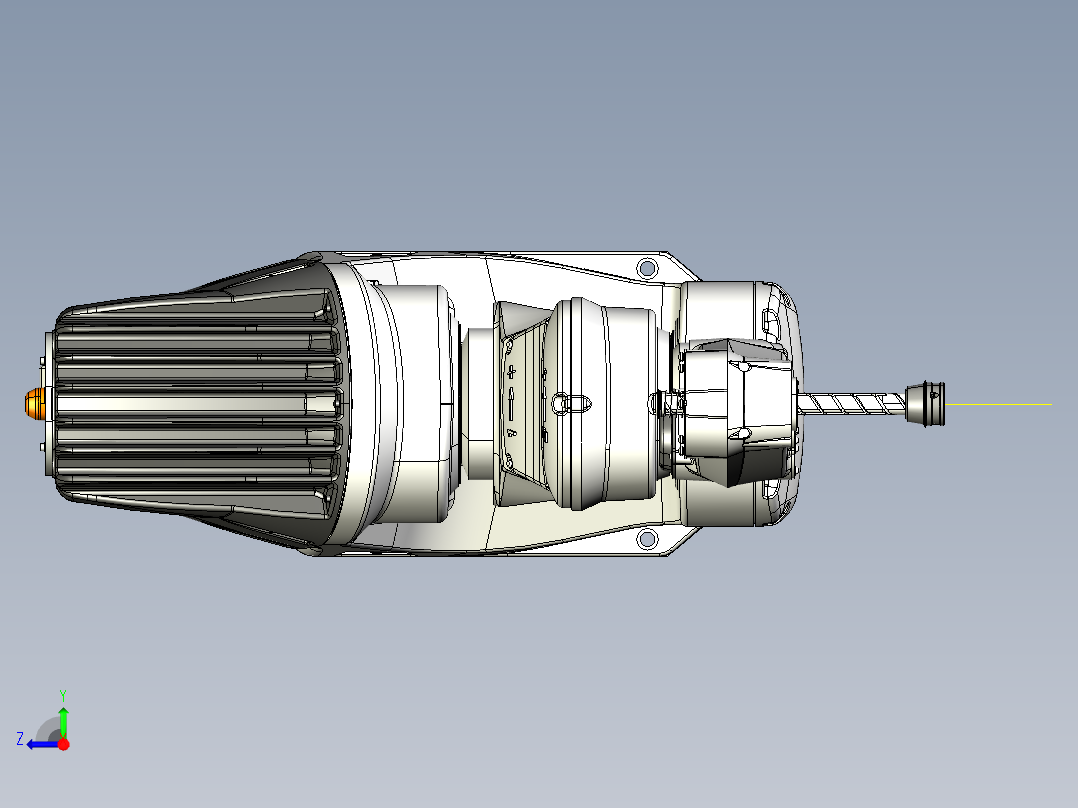 多自由度焊接机器人右视图