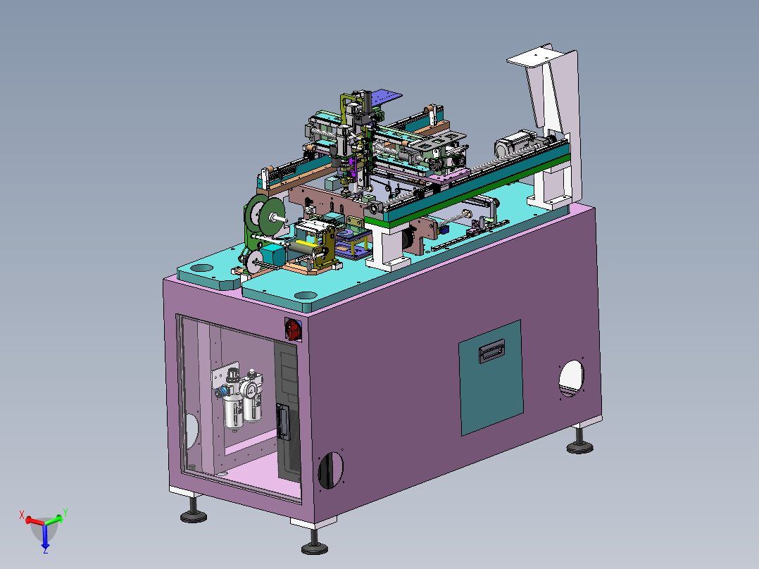 自动剥离高精度贴膜机sw18可编辑