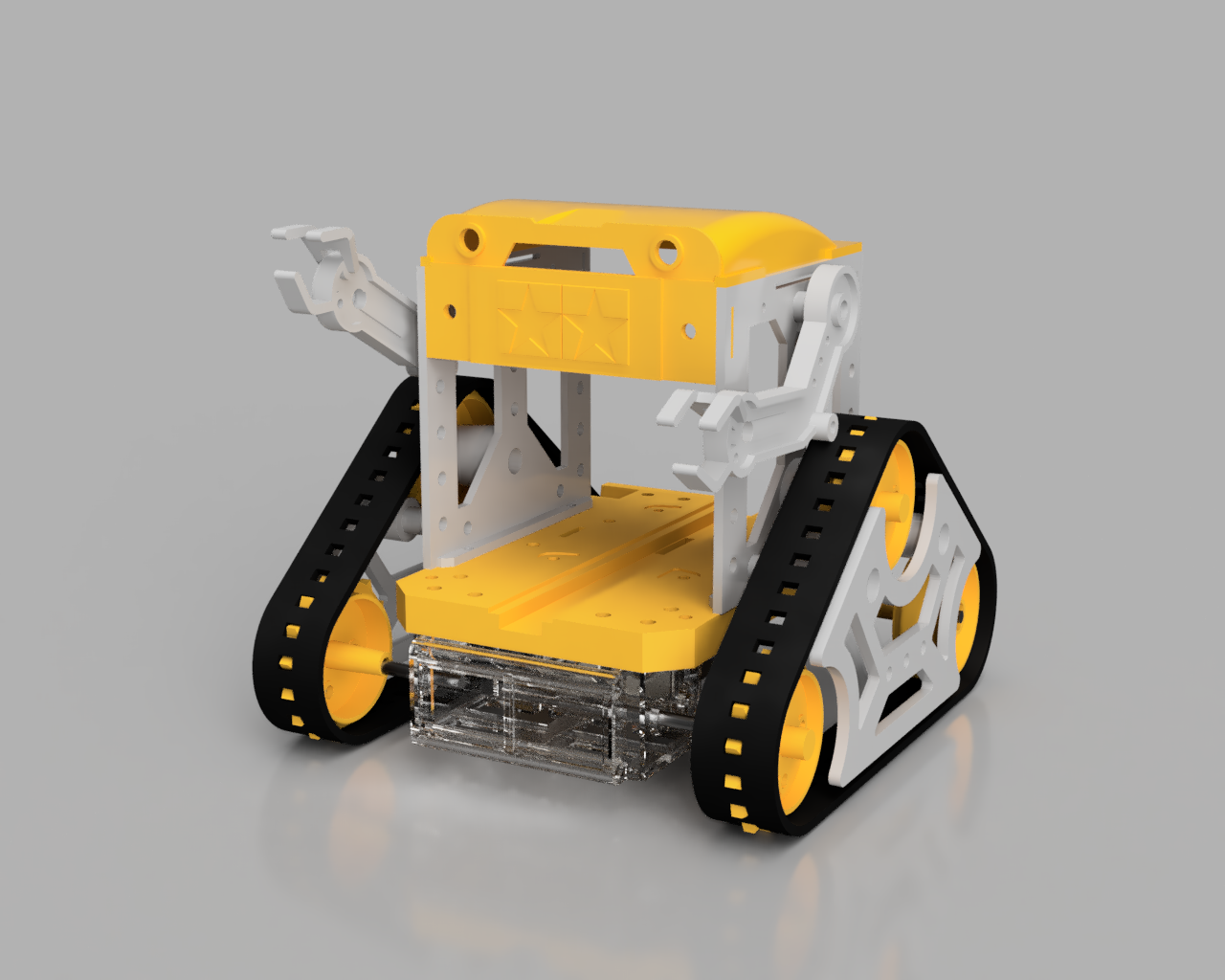 Tamiya Cam三角履带机器人框架模型3D图纸 STEP格式