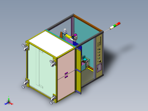 贴膜机正等轴测缩略图