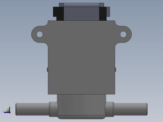 小型电磁阀右视缩略图