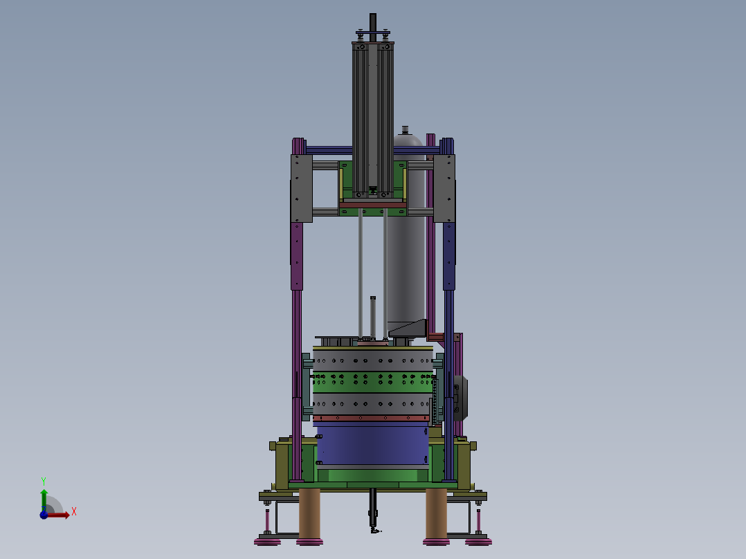 132大径管内部焊接机(1)前视图
