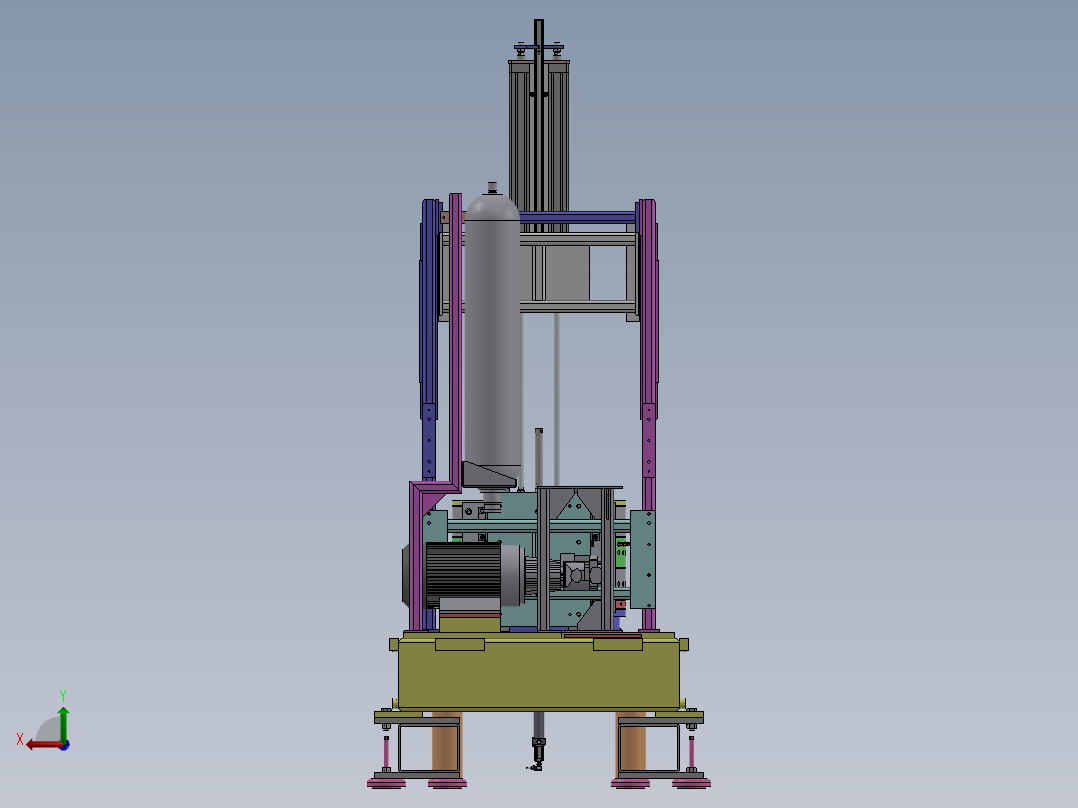 132大径管内部焊接机(1)后视图