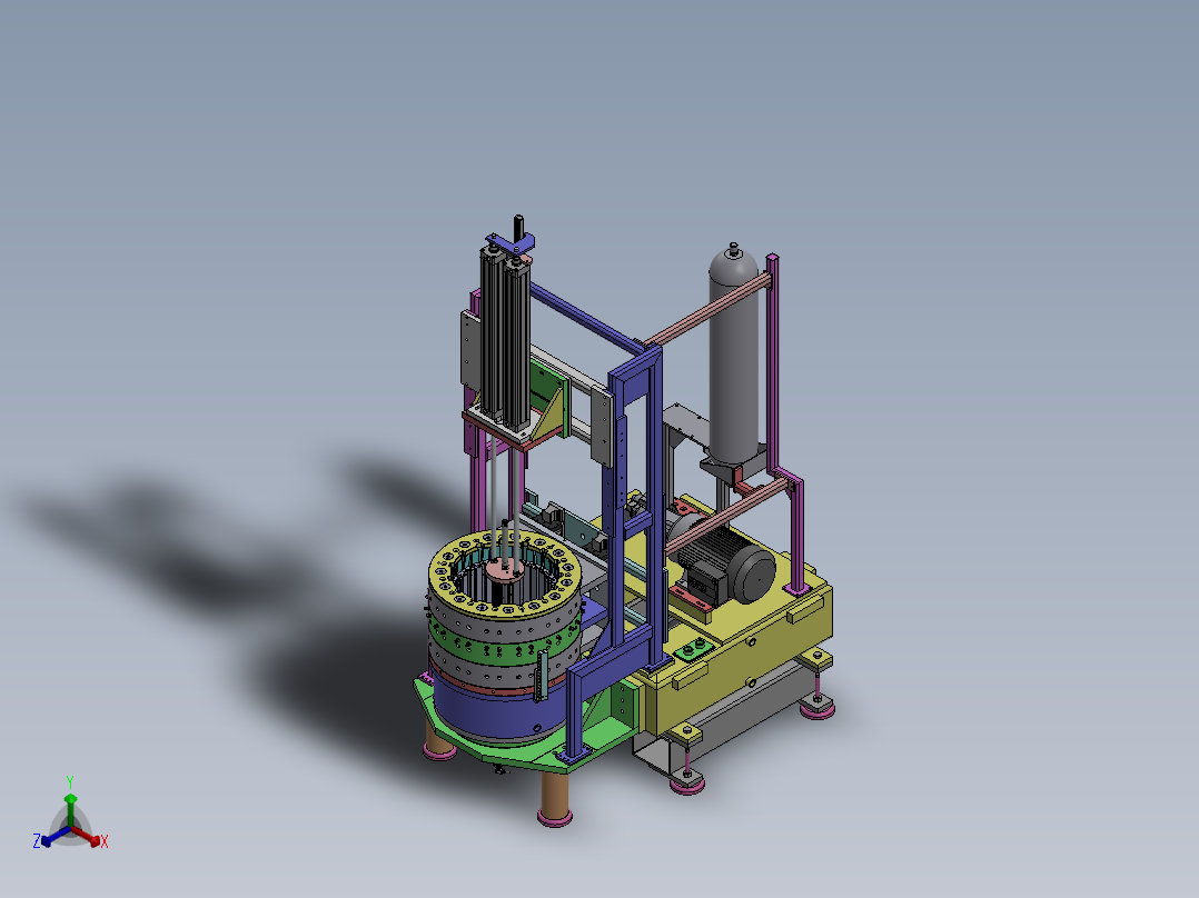 132大径管内部焊接机(1)正等轴测图