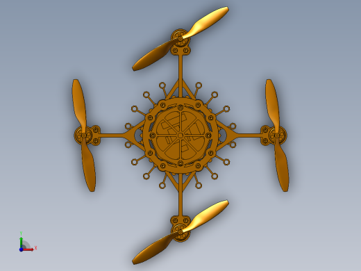 B04-SO18-01 四翼螺旋无人机前视缩略图