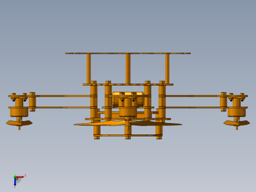 B04-SO18-01 四翼螺旋无人机俯视缩略图