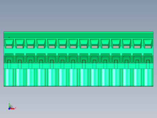 DEGSON 2EDG 系列 5.0mm 可插拔接线端子组-2EDGKL-5.0-14P-14-00AH前视缩略图