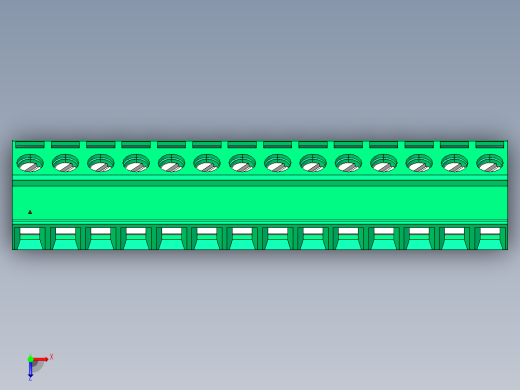 DEGSON 2EDG 系列 5.0mm 可插拔接线端子组-2EDGKL-5.0-14P-14-00AH俯视缩略图