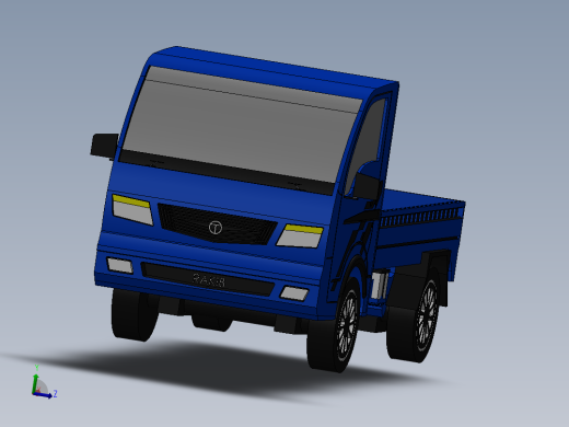 52-小型卡车 3d模型图纸