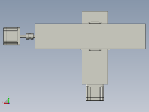 Lathe x-z 车床x-z轴三维图纸 STEP格式后视缩略图