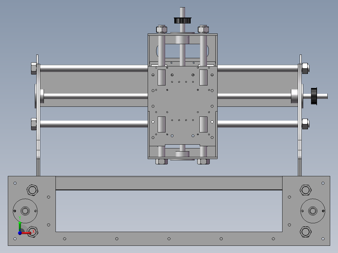 113DIY数控机床前视图