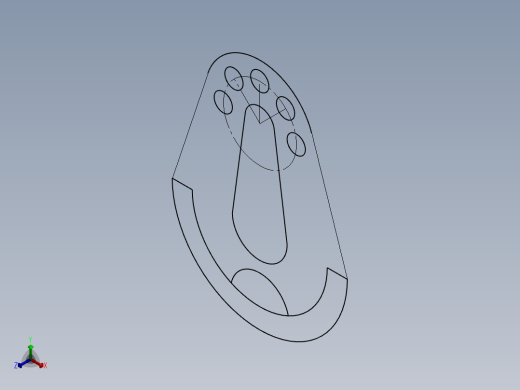 SW建模练习题-exercise 84正等轴测缩略图