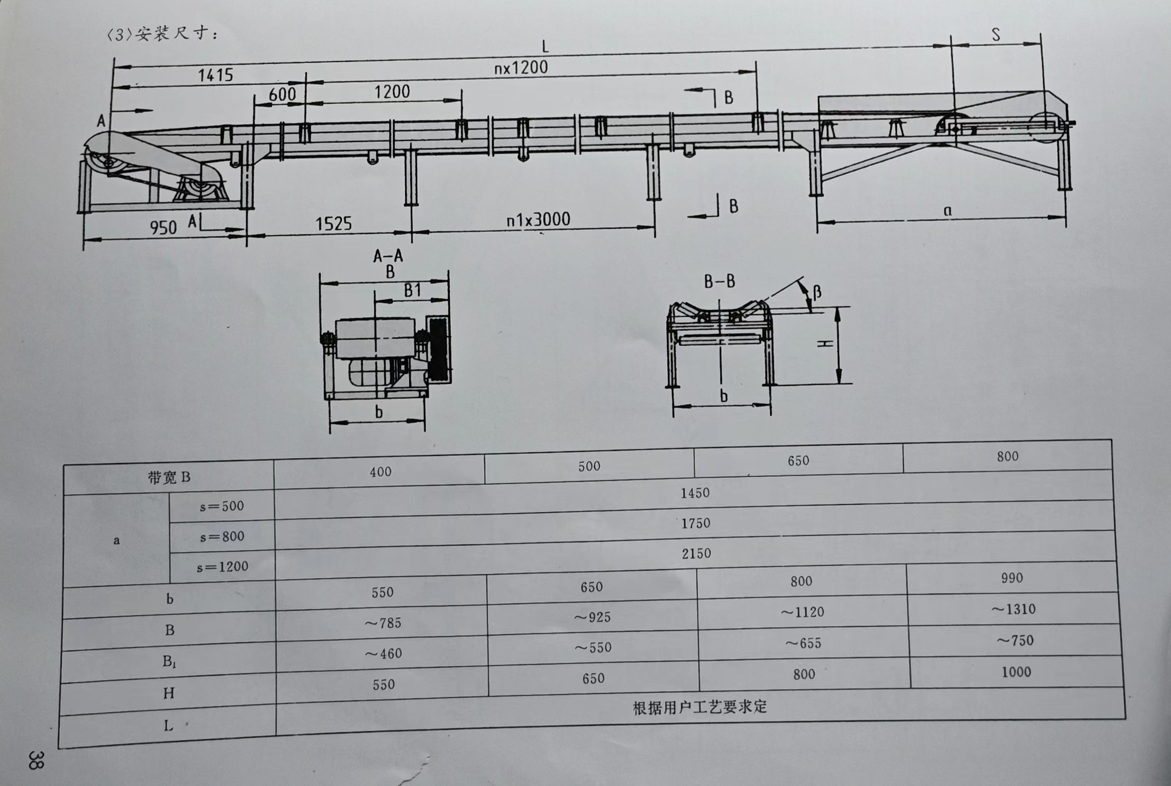 3+TDSG40胶带式输送机