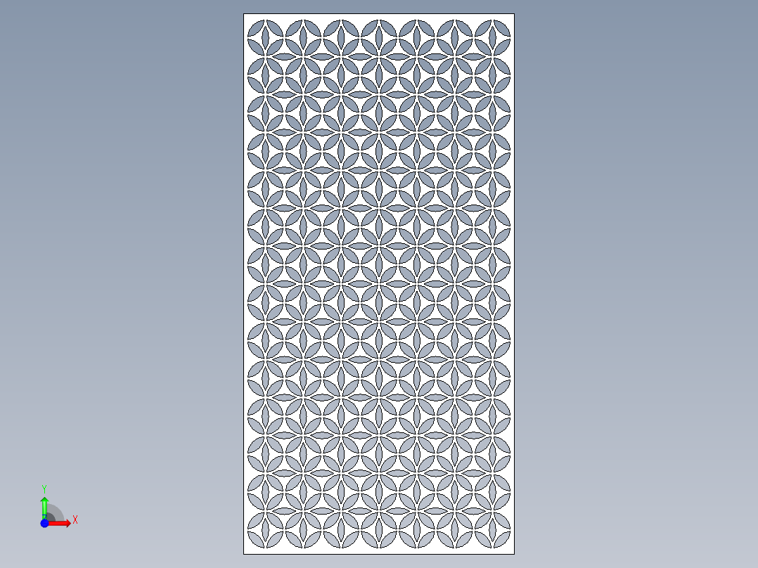 激光切割面板14前视图
