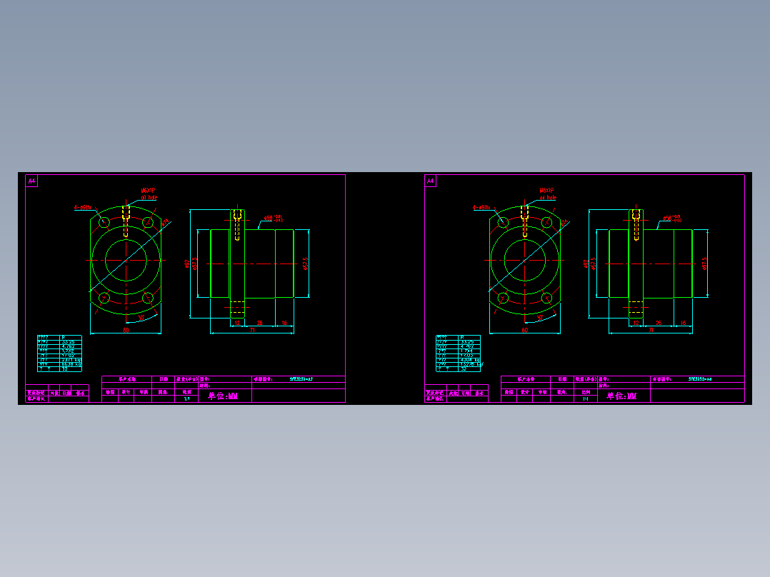 山云日尚SYS滚珠丝杠SFE3232.dwg