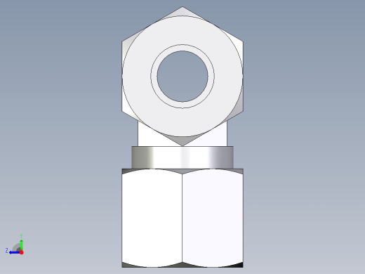 卡套式工业通用硬管接头EO_Union_tee_T10LCF右视缩略图