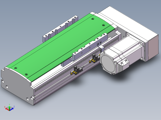 MTH丝杆半封闭模组MT120BS-BR-60主视缩略图