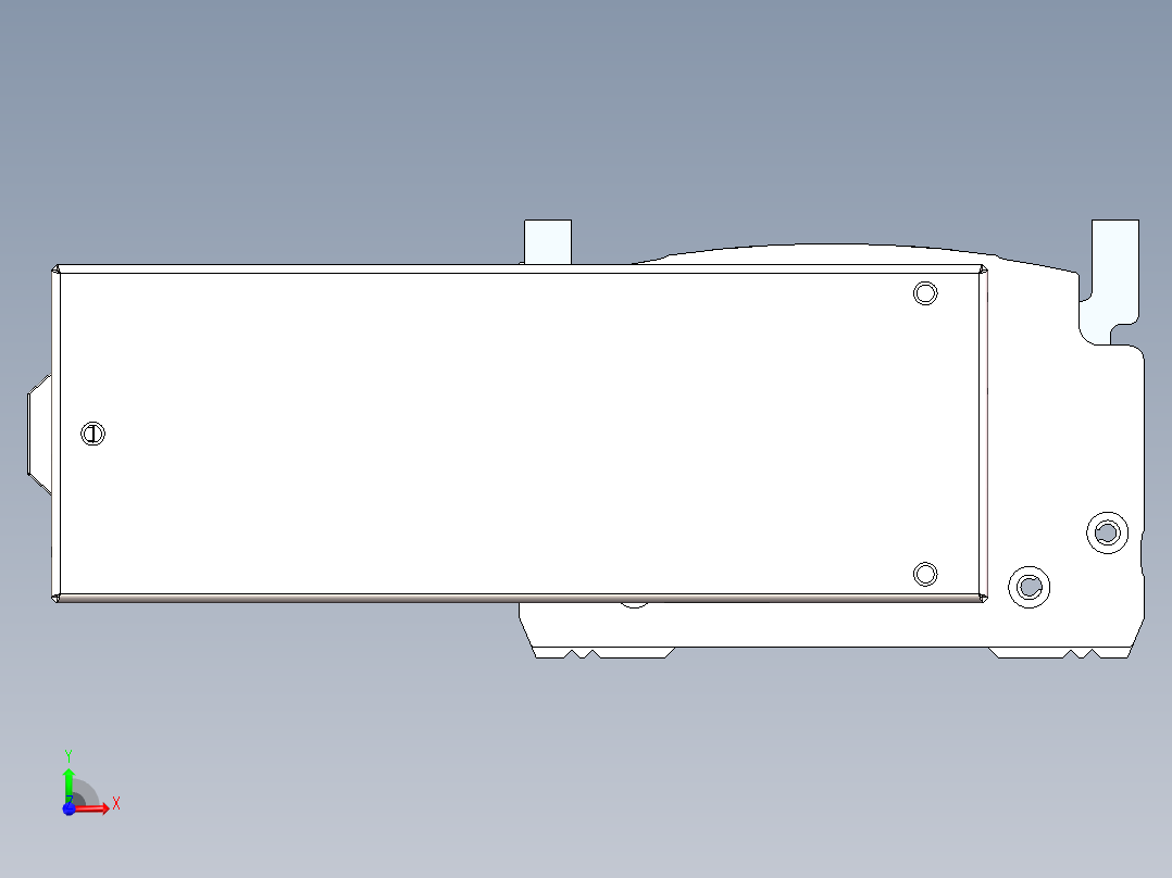 MTH丝杆半封闭模组MT120BS-BR-60前视图
