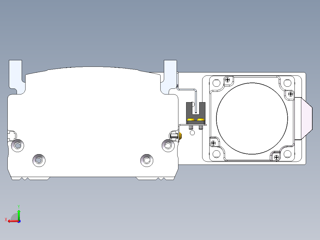 MTH丝杆半封闭模组MT120BS-BR-60后视图
