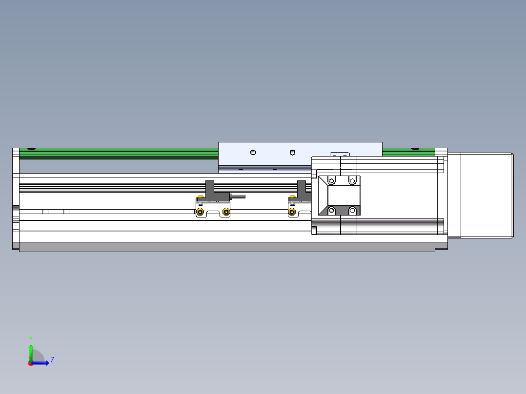 MTH丝杆半封闭模组MT120BS-BR-60左视图