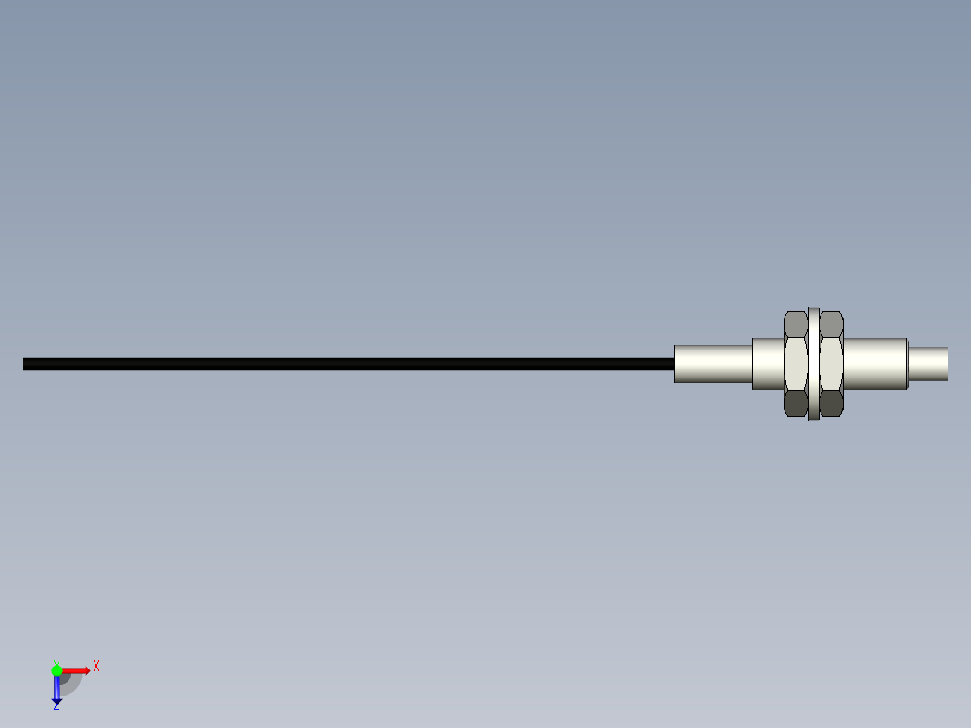 光纤元件漫反射型FR-D411俯视图