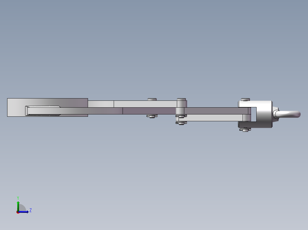 盘式制动器吊具装配左视图