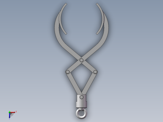 盘式制动器吊具装配俯视缩略图