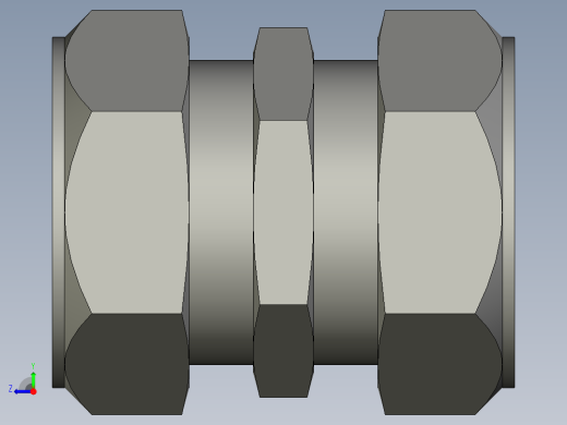 卡套式工业通用硬管接头32_hbu-s右视缩略图