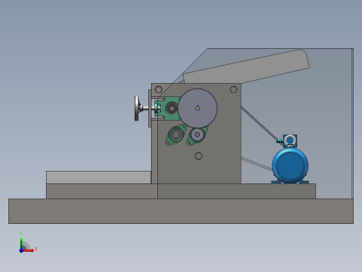 压面机（食品机械）前视缩略图