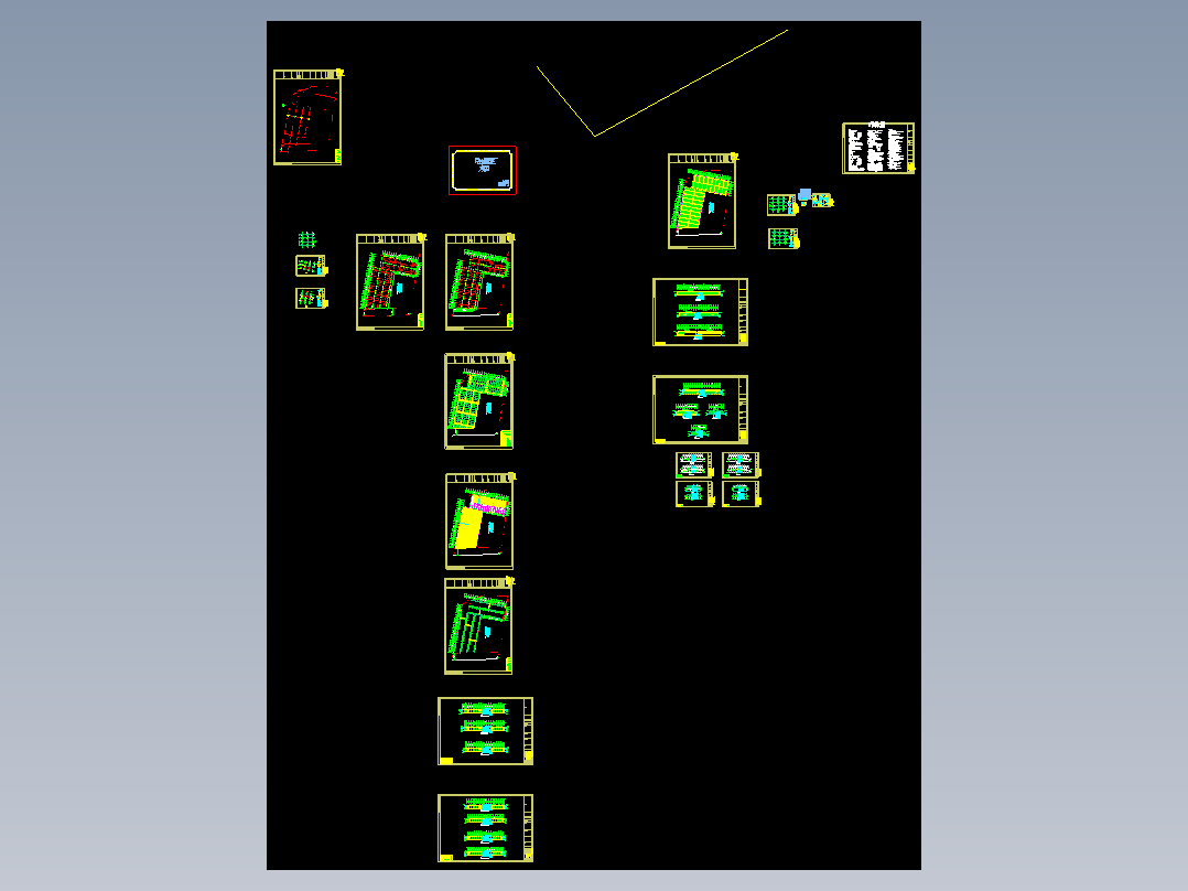 旭升三厂钢结构工程CAD