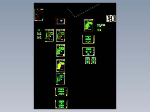旭升三厂钢结构工程CAD