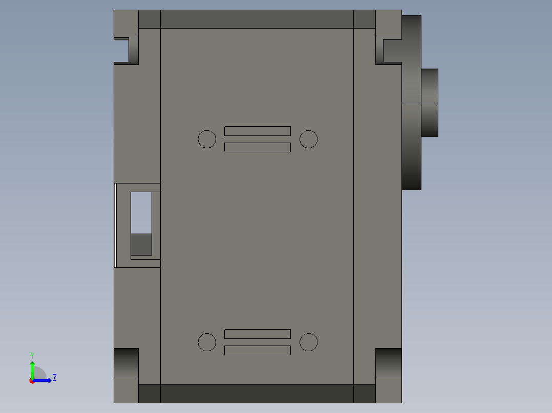 dynamix El XL 430系列W250-T型数字伺服系统左视图