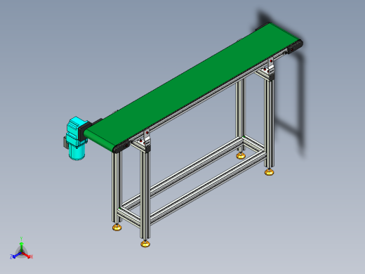 LE-XC4040-右直连驱动轻载皮带线-负载40kg