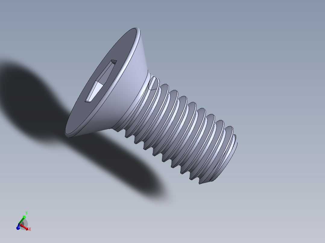 制沉头螺钉-M3_Countersunk_Screw_5.SLDPRT