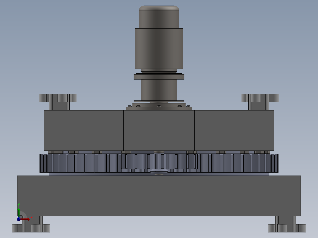 塔机回转机构SW三维图==1559142==100前视图