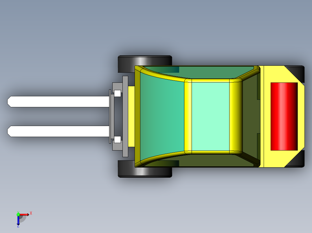 汽车2 (22)俯视图