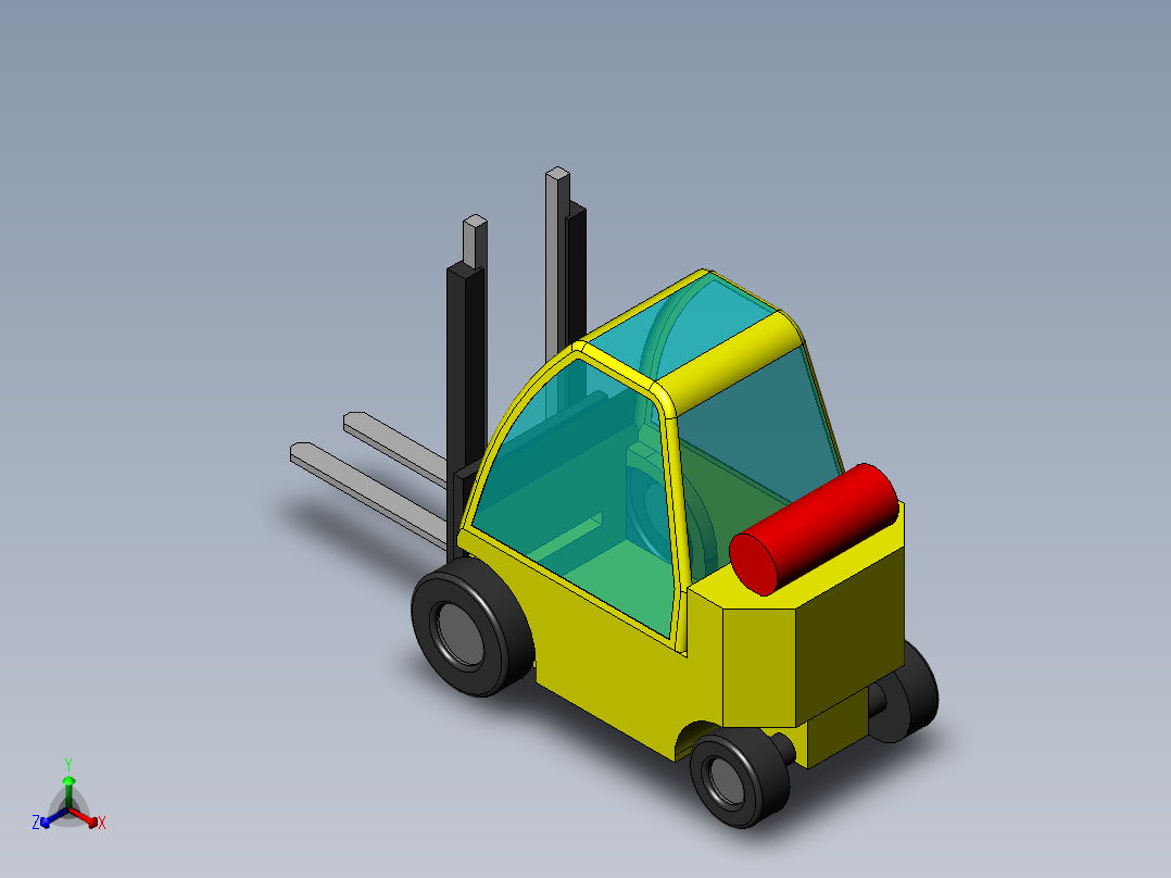 汽车2 (22)正等轴测图