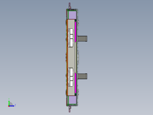奥迪汽车底盘数模左视缩略图