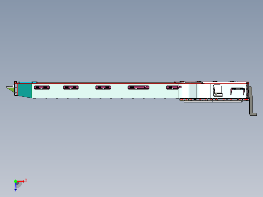 奥迪汽车底盘数模俯视缩略图