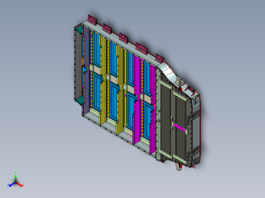 奥迪汽车底盘数模正等轴测缩略图