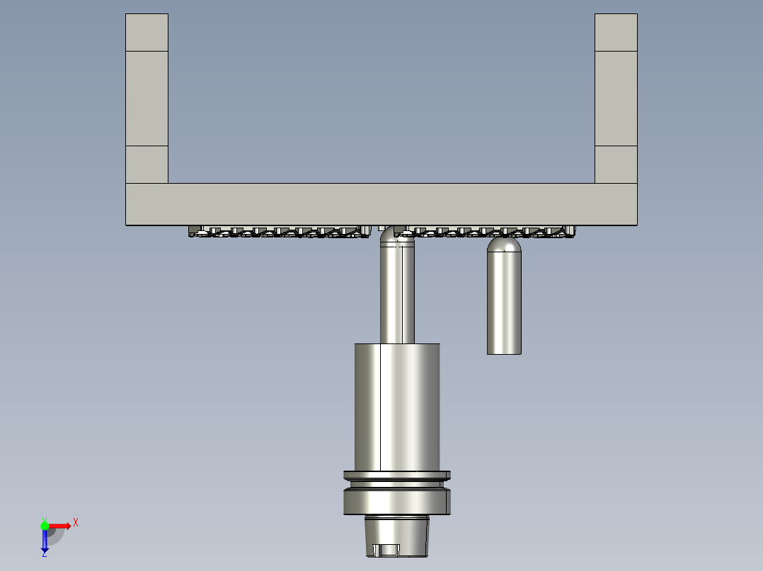 大把手-真空吸盘夹具俯视图