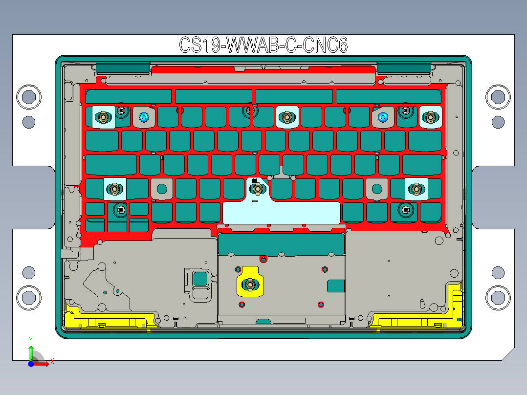 CS19-WWAB-C-CNC6笔记本CNC工装夹具三维模型-181011前视图