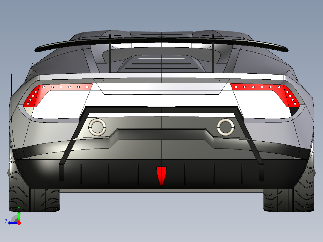 兰博基尼右视图