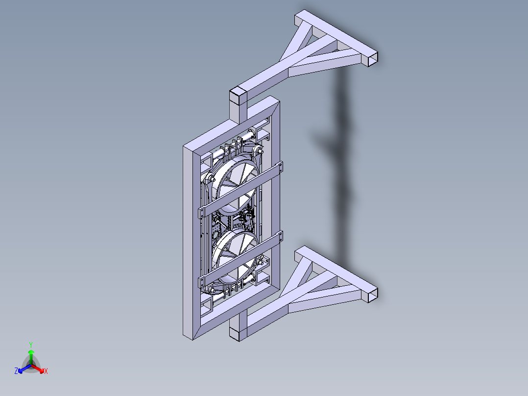 飞机发动机固定型架
