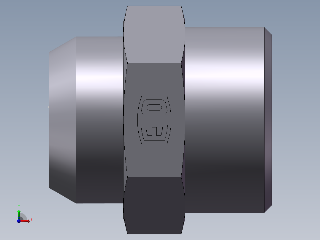 焊接直接头、1CW-30-22前视图