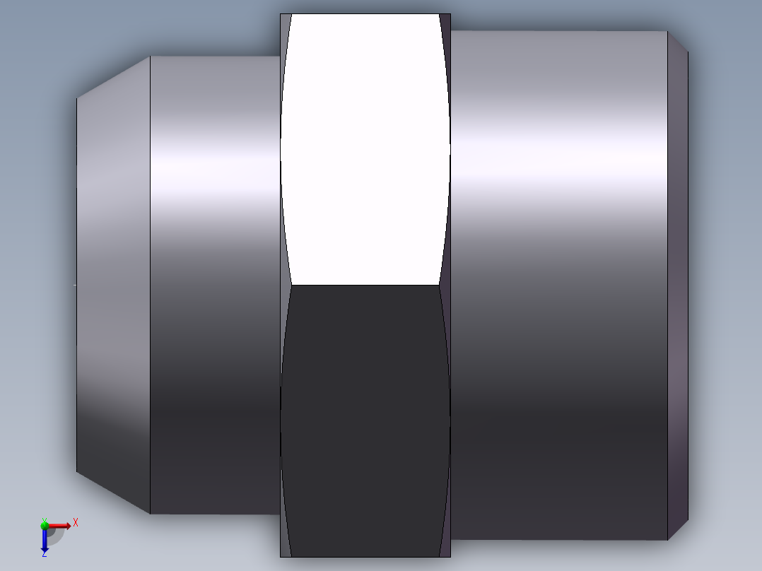 焊接直接头、1CW-30-22俯视图