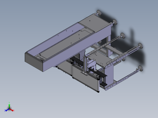 重量检测机正等轴测缩略图