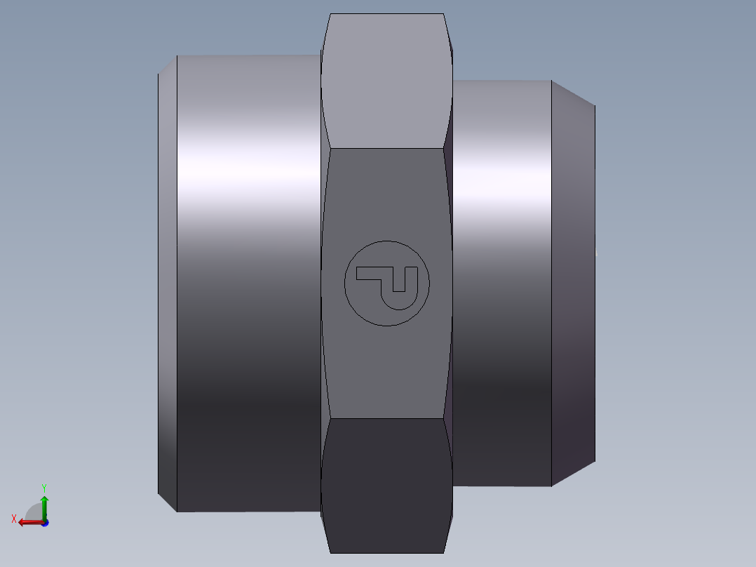 焊接直接头、1CW-45-35后视图